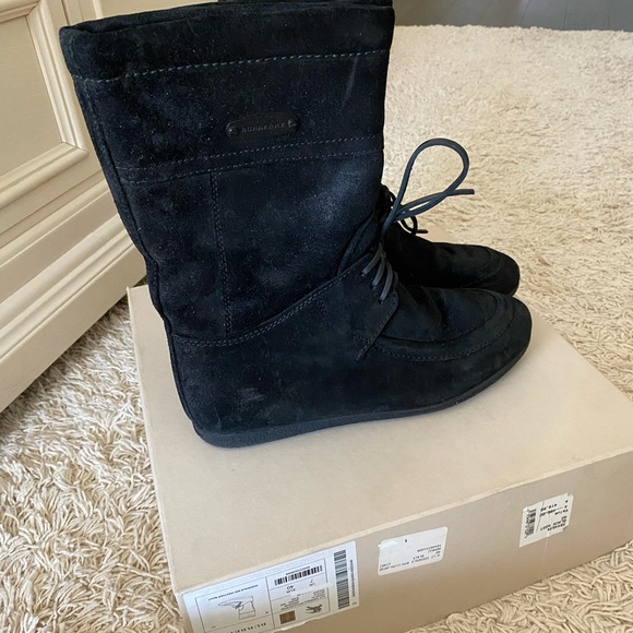 Burberry Edendale Mid Weather Boot - Picture 3 of 6